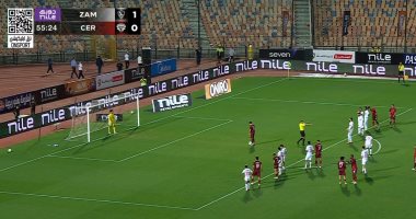 عواد يتصدى لركلة جزاء أحمد بلحاج ويحافظ على تقدم الزمالك أمام سيراميكا