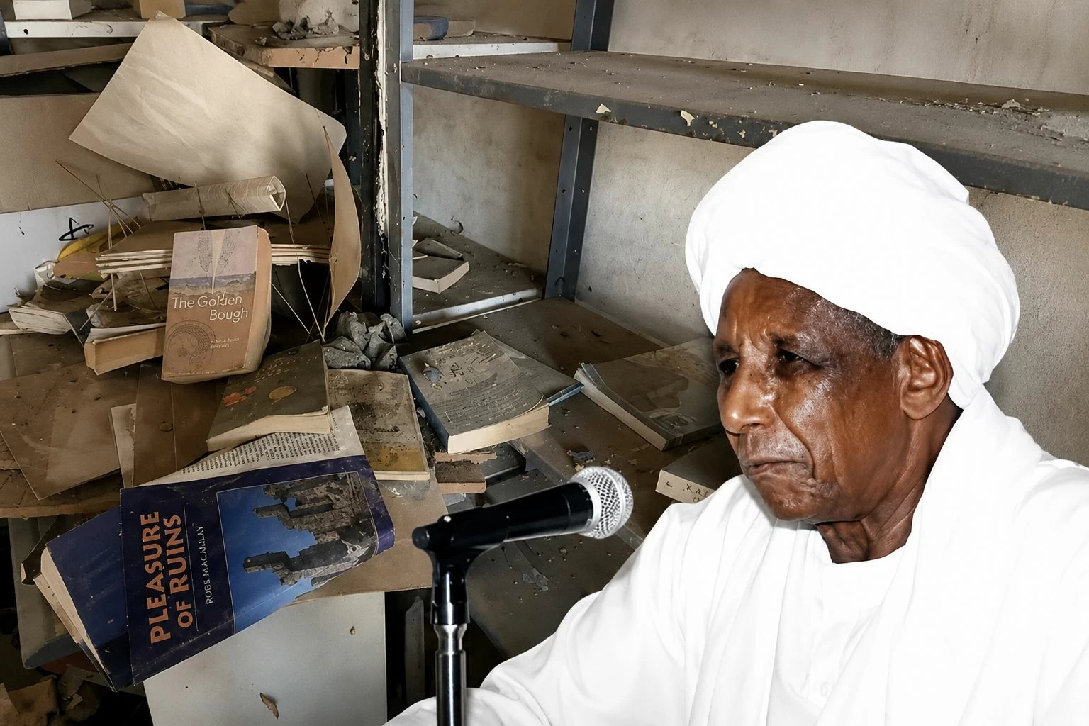 الحرب تلتهم مكتبة العلامة عبد الله الطيب.. إرث السودان الثقافي يتحول إلى أطلال