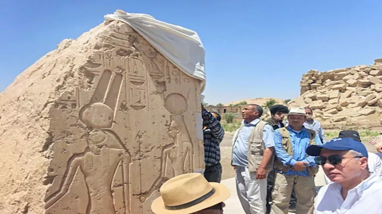 رافعات عملاقة وتقنيات ثلاثية الأبعاد.. مشروع عالمي يعيد إحياء معبد الر