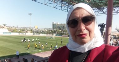 نيرمين فاروق حسن تراقب حكام نهائي كأس مصر للكرة النسائية وادى دجلة ومسار