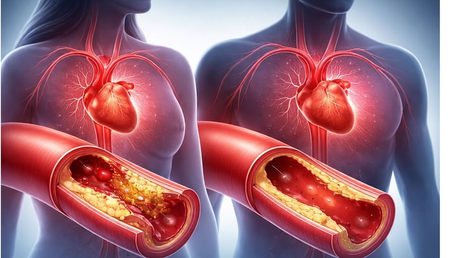 دراسة: النساء أكثر عرضة لمضاعفات القلب عند تراكم أقل في الشرايين