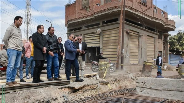 محافظ الشرقية يتفقد أعمال إحلال وتجديد وتوسعة كوبري الألفية بمنيا القمح