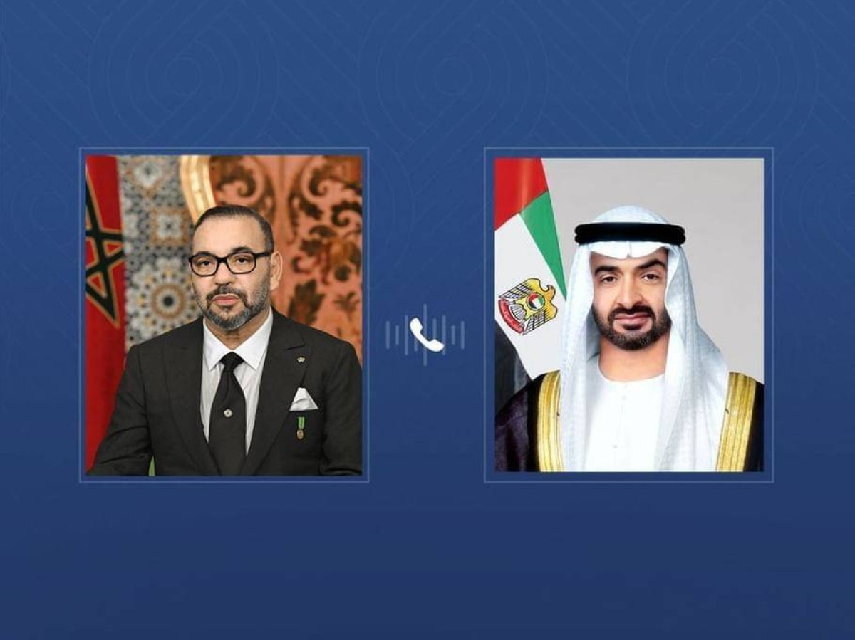 رئيس الدولة وملك المغرب يبحثان هاتفياً التطورات الإقليمية