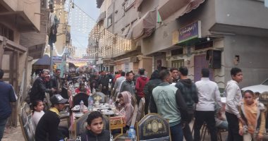 الخير كتير على مائدة إفطار قرية البصارطة بدمياط.. وأهالى القرية