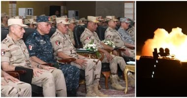 الفريق أشرف سالم زاهر يشهد المرحلة النهائية من الرماية الصاروخية الليلية لقوات الدفاع الجوى