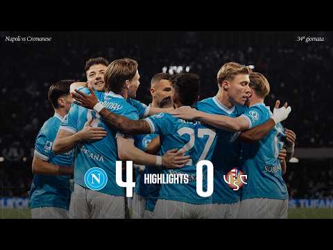 Highlights | Napoli - Cremonese 4-0 | Serie A