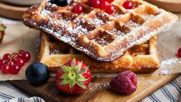 طريقة عمل عجينة الوافل، تحلية مميزة من صنع يديك