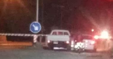 تحطم سيارة ملاكى اصطدم بها قطار على مزلقان كوبرى الملاحة بطنطا