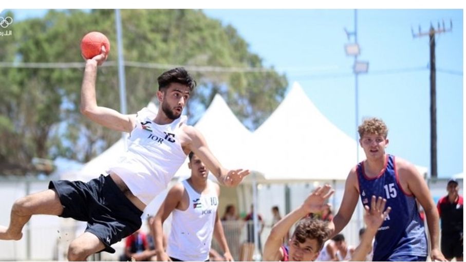 منتخب كرة اليد الشاطئية في المجموعة الثانية بدورة الألعاب الآسيوية