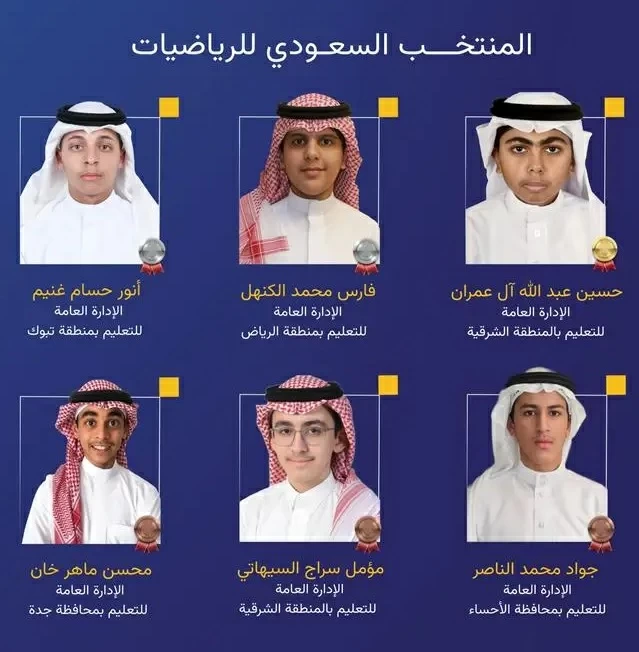 السعودية تحصد 6 ميداليات دولية في أولمبياد البلقان للرياضيات للناشئين 2026 برومانيا