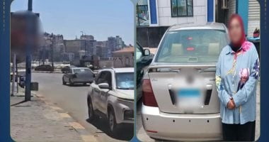 ضبط سيدة تقود سيارة عكس الاتجاه بالإسكندرية لاختصار الطريق