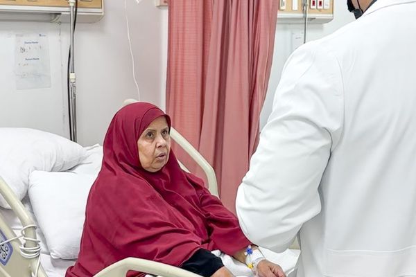 إنقاذ حاجة مصرية من جلطة رئوية حادة فور وصولها إلى منفذ حالة عمار