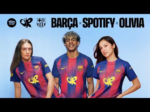 THE DREAM BEGINS. FC Barcelona x Spotify x Olivia Rodrigo 💙❤️🩷