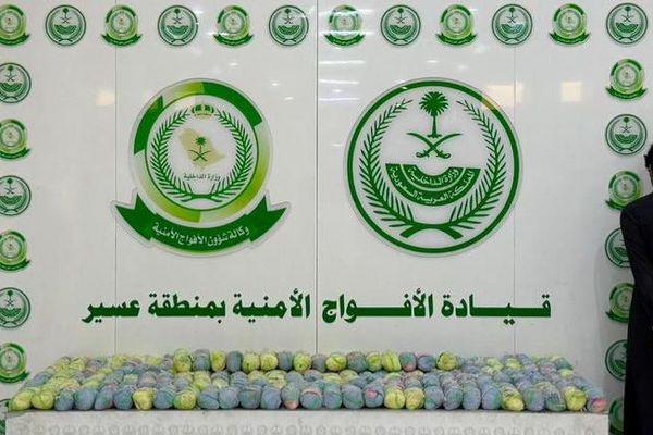 القبض على شخص لترويجه 33 كيلو جرامًا من نبات القات المخدر بعسير