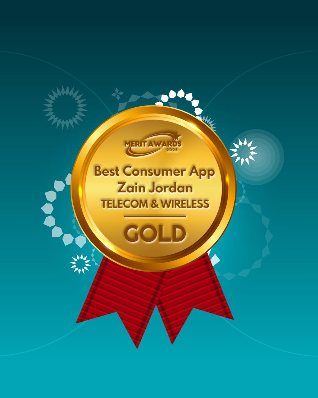جو 24 : زين الأردن تحصد جائزة "أفضل تطبيق" ضمن جوائز Merit Awards 2026 عن تطبيقها  Zain Jo