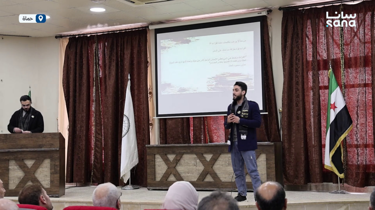 جامعة حماة تكرم الفائزين بمسابقة الكتب المسموعة والخريجين الأوائل