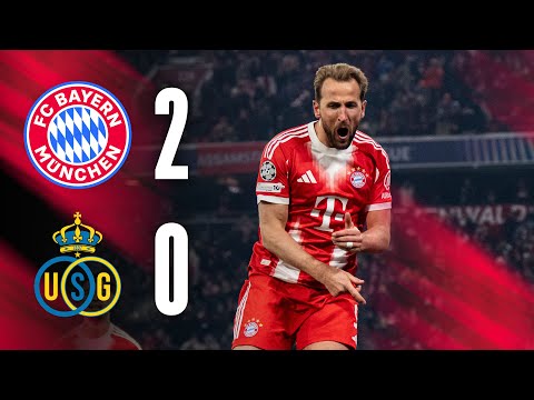 KANE BRACE SECURES SPOT IN UCL R16 | FC Bayern - Saint-Gilloise