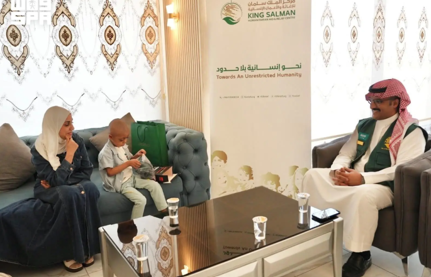 "سلمان للإغاثة" يؤمن الرعاية التخصّصية لطفل فلسطيني مصاب بالساركومة العضلية المخططة