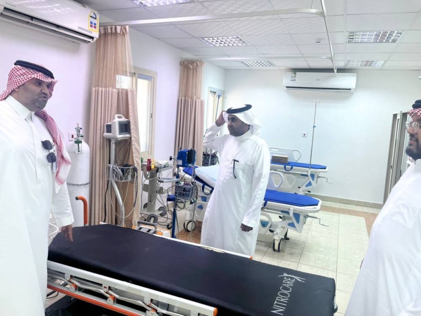 الرئيس التنفيذي لتجمع تبوك الصحي يتفقد جاهزية المنظومة الصحية بمنفذ حالة عمار