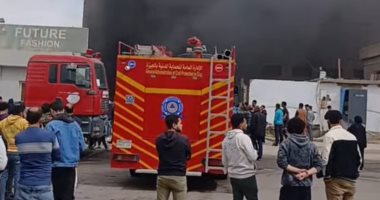 اندلاع حريق داخل مصنع ملابس فى مدينة 6 أكتوبر