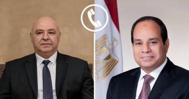 خلال اتصال هاتفى مع العماد جوزاف عون.. الرئيس السيسى يؤكد دعم مصر الكامل لسيادة لبنان واستقراره وتأييد جهود الدولة اللبنانية لبسط سلطة المؤسسات الوطنية على كامل التراب اللبناني