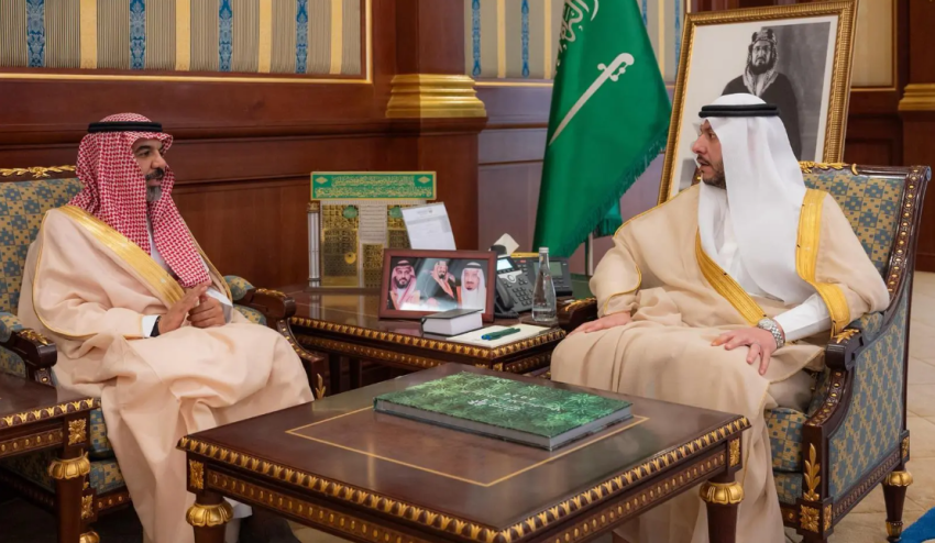 نائب أمير المدينة يستقبل أمين المنطقة ويستمع لشرح عن مستجدات المشروعات التنموية بالمنطقة