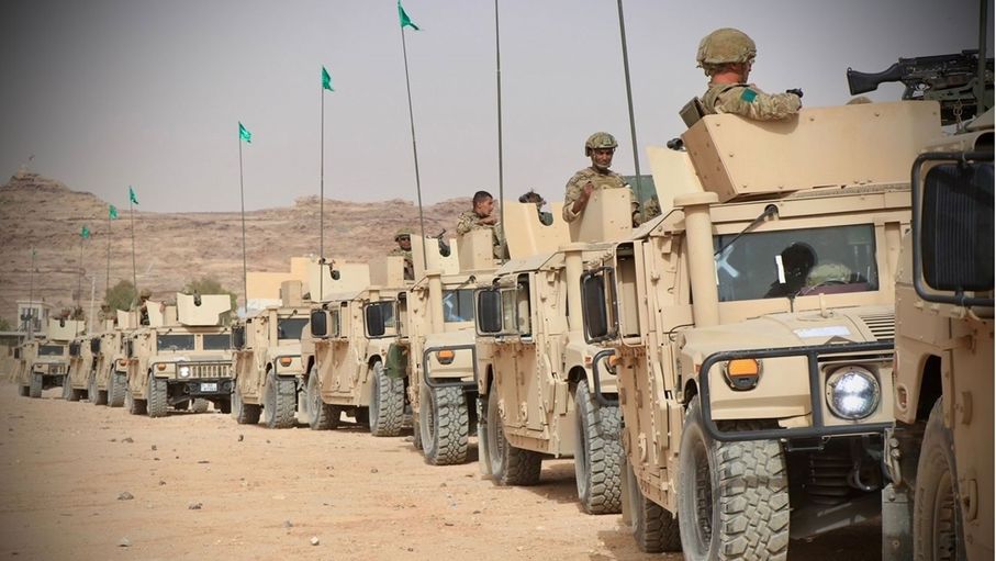 كتيبة التدخل السريع المغاوير تنفذ تمريناً مشتركاً مع الجانب البريطاني