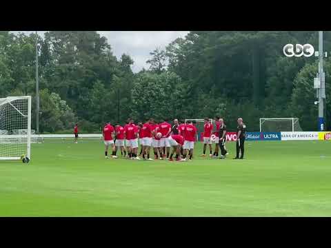 المران الأخير لمنتخبنا القومي قبل مباراة دور الـ16 أمام منتخب الأرجنتين بطل العالم