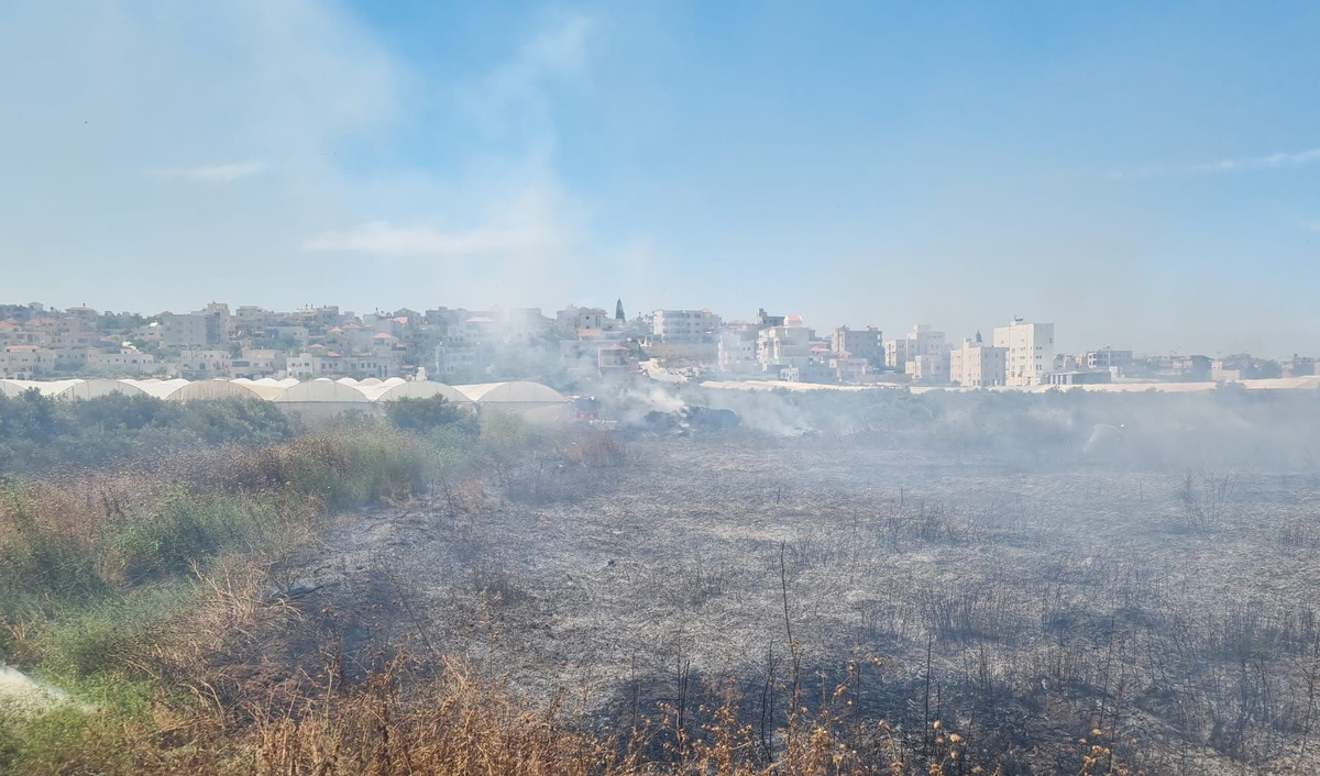 باقة الغربية: اندلاع حريق في منطقة مفتوحة