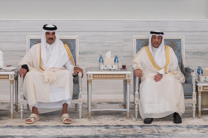 ‫ سمو الأمير يستقبل الأمين العام لمجلس التعاون الخليجي