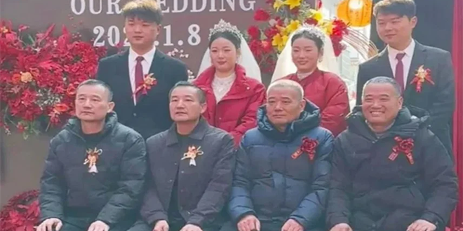 الصين.. زفاف أسطوري يجمع 4 توائم في ليلة واحدة يقترب من دخول غينيس