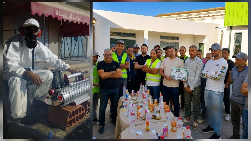 منزل بورقيبة..تكريم أعوان النظافة