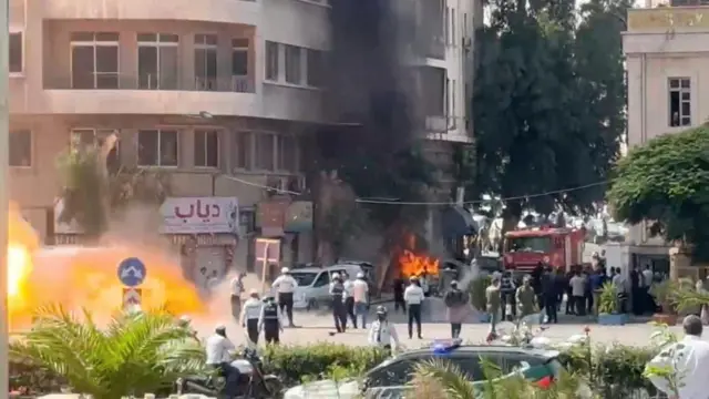 سوريا تكشف ملابسات انفجار قرب فندق يقيم فيه ماكرون وتؤكد استمرار الزيارة الرسمية