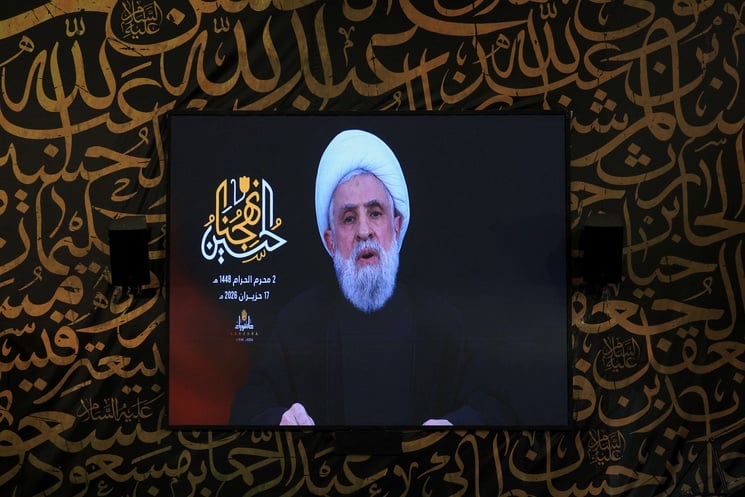 نعيم قاسم: لا مناطق تجريبية ولا آمنة لإسرائيل بلبنان لا صفراء ولا حمراء ولا خضراء وعليها أن ترحل وسترحل