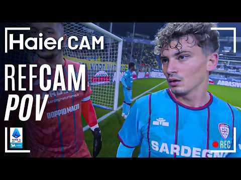 HAIER CAM | REF CAM POV: You Are The Referee in Parma-Cagliari