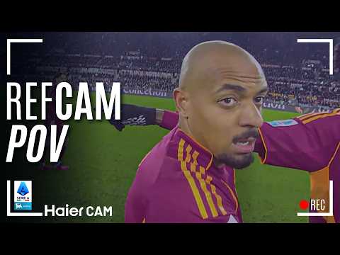 HAIER CAM | REF CAM POV: You Are The Referee in Roma-Cagliari