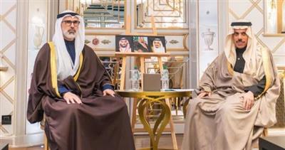 وزير الخارجية يبحث مع نظيره السعودي سبل تعزيز العلاقات الثنائية