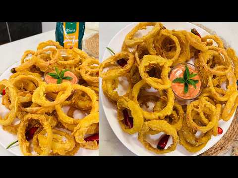How to make onion rings | A feast with Chef Fatima Abu Hati