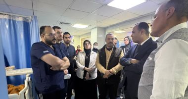 قيادات المؤسسة العلاجية يتفقدون العمل بمستشفى الإصلاح الإسلامي لمتابعة التطوير