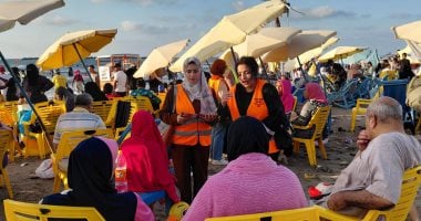 أنشطة لصندوق مكافحة الإدمان فى الشواطئ لرفع وعى المصطافين بأضرار المخدرات