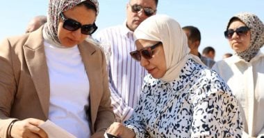 محافظ الوادي الجديد تتفقد موقع مشروع مجمع الصناعات الغذائية