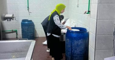 ضبط معمل ألبان غير مرخص والتحفظ على 17 طن ملح ونصف طن جبنة رومي بالدقهلية