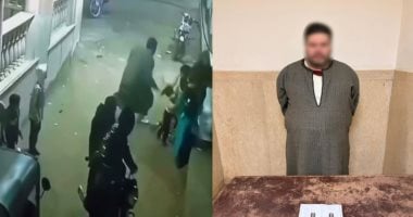 دماء فى أوسيم بسبب خلافات الجيرة.. بائع يمزق جسد ربة منزل بشفرات موس فى الشارع