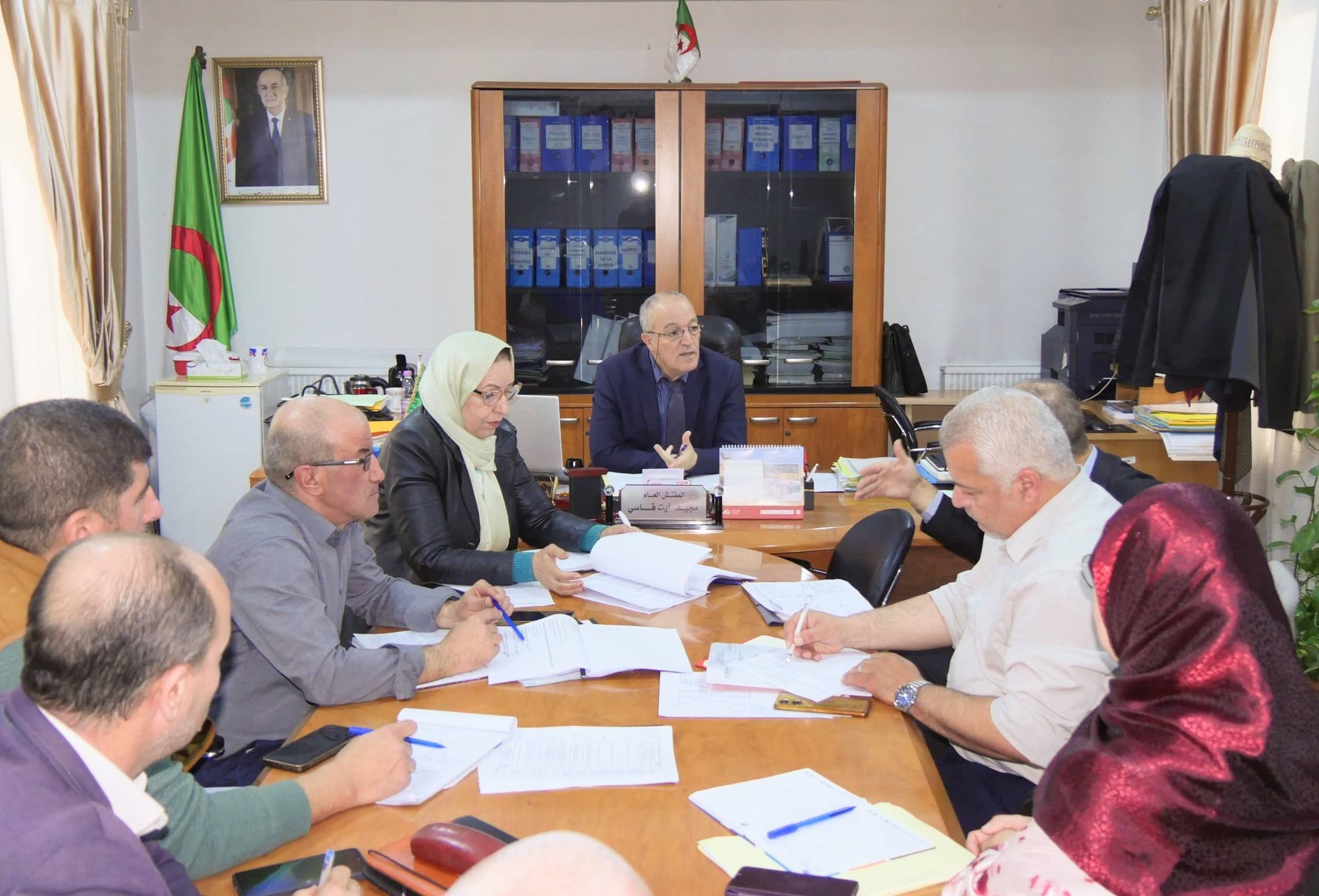 صيانة الطريق السيار شرق-غرب محور اجتماع تنسيقي بوزارة الأشغال العمومية