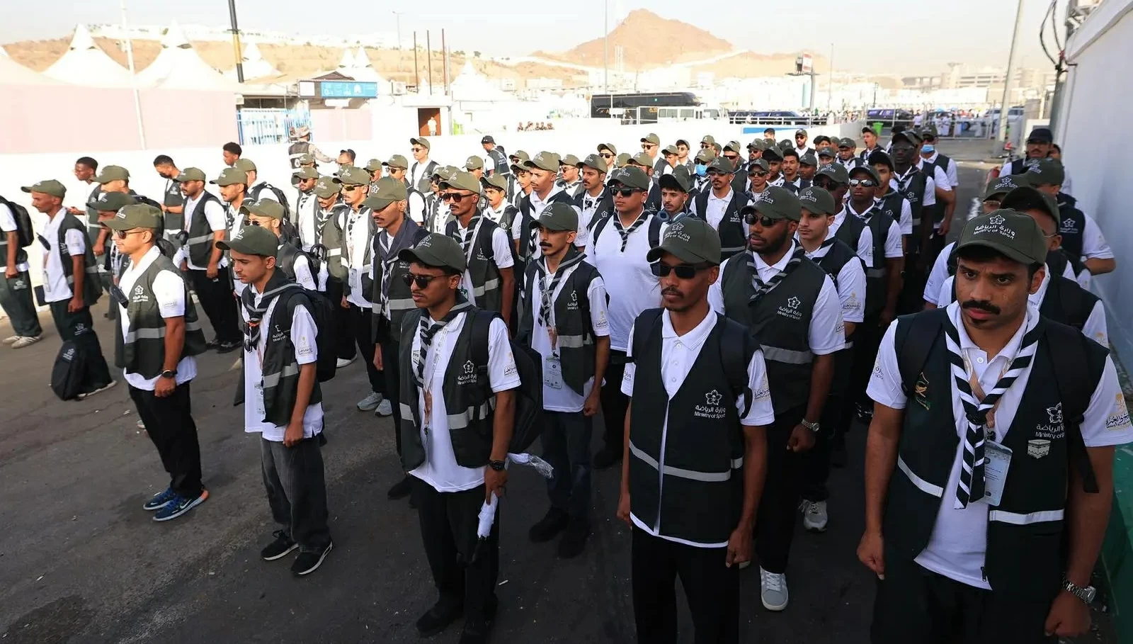 801 كشاف من وزارة الرياضة يختتمون المرحلة الأولى من خدمة الحجاج