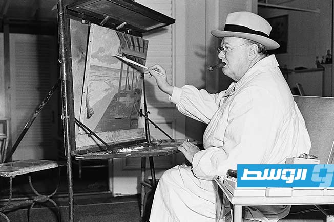 معرض لندني للوحات تشرشل التشكيلية في زمن الحرب