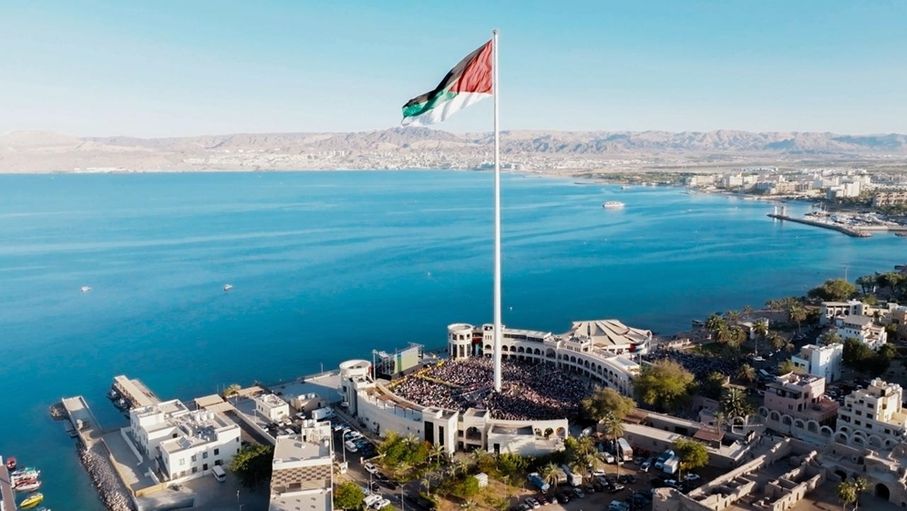 العقبة تبث مباراة النشامى والارجنتين في ساحة الثورة العربية ومرافقها