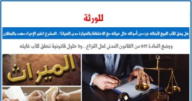 هل يحق للأب بيع جزء من أمواله لأبنائه فى حياته مع الاحتفاظ بالحيازة؟