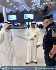 رئيس الجمارك ونائبة يتفقدان مطار الكويت T4