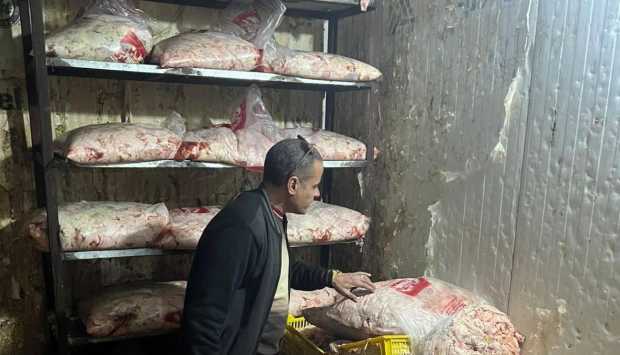42 طنا.. ضبط مصنعات لحوم وأحشاء حيوانية بالجيزة
